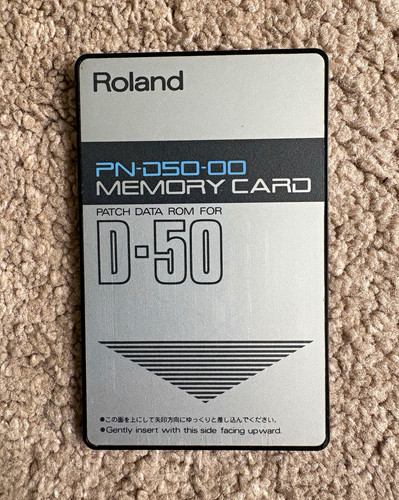 Roland d50 patch data - roland,