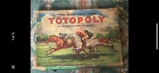 Vintage Totopoly Horse Racing Game - Metal Horses 