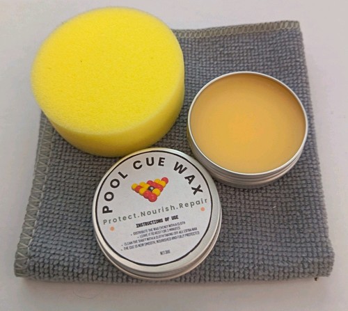 Pool cue wax clean - pool,