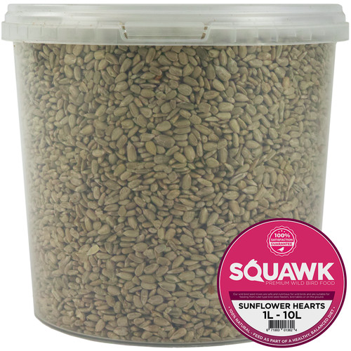 Squawk sunflower hearts - sunflower,