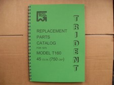 TRIUMPH T160V TRIDENT PARTS BOOK FOR 1975 ONWARDS