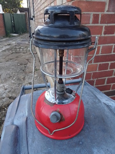 Vintage tilley lamp with - tilley, red