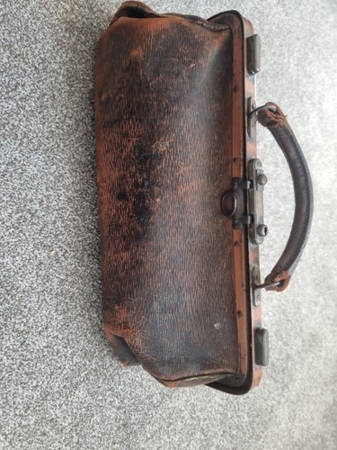 Antique brown english leather - antique,