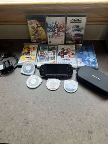 Sony psp black handheld game - sony,