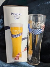 BRAND NEW BOXED PERONI Nastro Azzurro Half 1/2 Pint Glass 