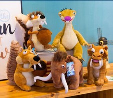 Soft Cartoon Ice Age Sid Scratte Squirrel Figure Plush Toys Stuffed Animal Doll