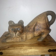 Large Wooden Carved Stretching