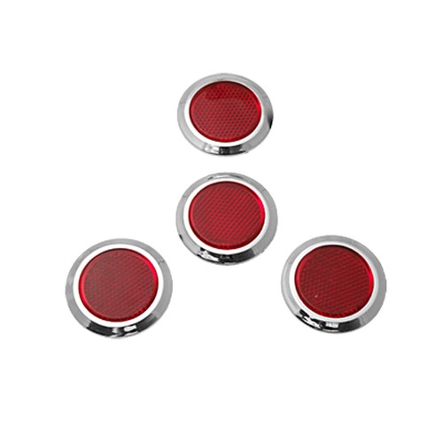 Universal red round - red, bumper