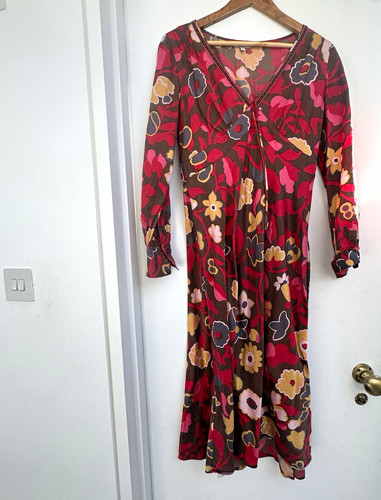 Laura ashley red floral - floral, silk