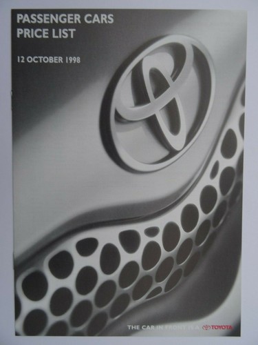 Toyota price list - toyota,