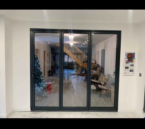 Aluminium fold doors - aluminium,