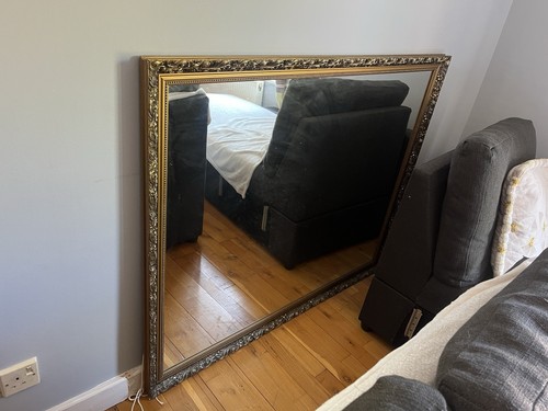 Large ornate gold framed - large,