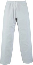 Karate Kids Adult Karate Trousers Gi Pants White Black Aikido Martial Arts Kungf