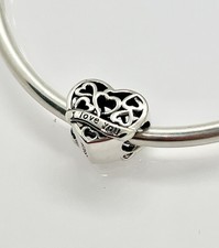 I Love You Heart Charm Bead