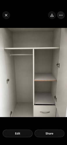 White door freestanding - white,