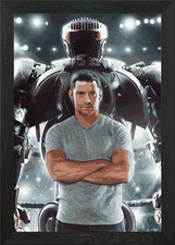 real steel atom Framed Wall