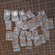 Bull Cow Nose Ring Copper With Lock Key Cattle 25 different sized