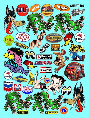 Clear vinyl sticker sheet 104 - sticker,