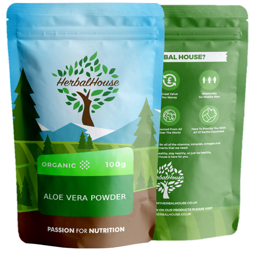 Organic aloe vera - organic, powder