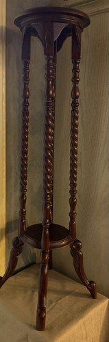 Vtg barley twist pedestal - barley,