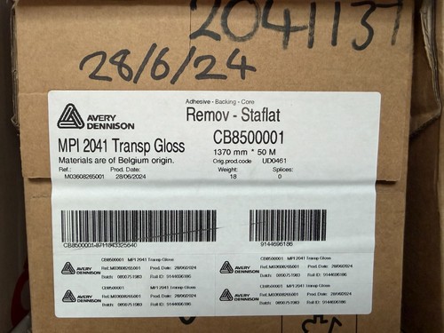 Avery dennison mpi 2041 transp - 2041,