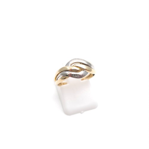 9ct two tone yellow - tone, white