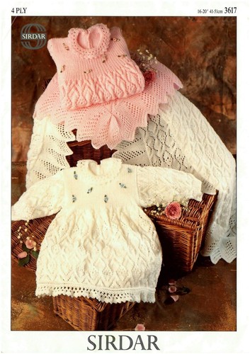 Sirdar 3617 baby dress - sirdar, &