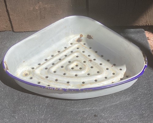 Vintage enamel corner kitchen - enamel,