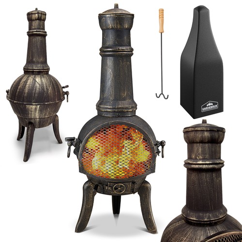 Cast iron chiminea - cast,