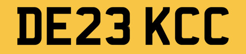 Derek private number plate - derek,