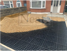 Gravel/Grass Grid Paver Base