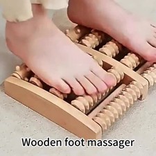 12 Roller Wooden Foot Massager