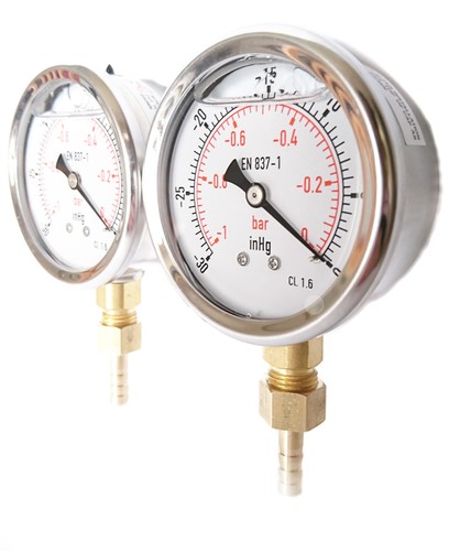 Glycerine fill vacuum - glycerine, gauges