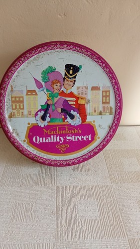Vintage quality street tin - street, 22