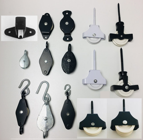Pulleys upright side - -,
