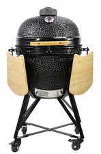 21" Kamado Black Ceramic Egg