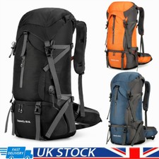 70L Large Waterproof Backpack Bag Camping Walking Hiking Outdoor Travel Rucksack