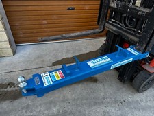 Full Fork Hitch Attachment BLUE (Forklift Telescopic handler Loader Trailer)