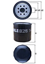 Oil Filter MAHLE Fits SUZUKI