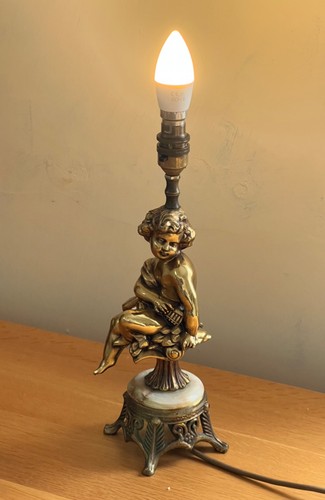 Vintage sculpture cherub - vintage,