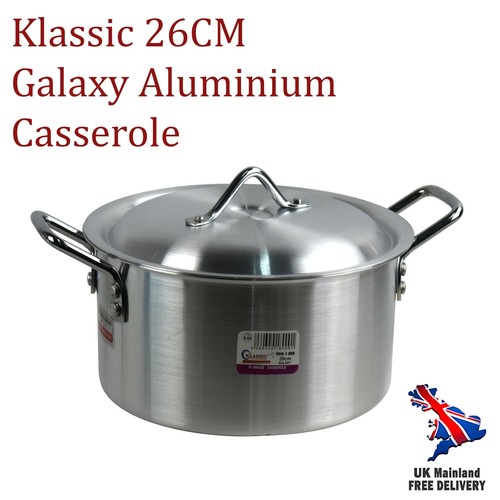 Aluminium casserole 26cm - aluminium,