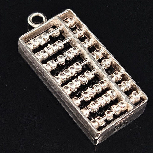 Sterling silver chinese abacus - sterling,