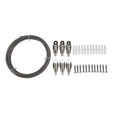 10M Stainless Steel Wire Rope PVC Coated Steel Cable Adjustable Curtain9148