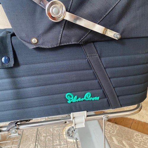 Blue silver cross vintage - , pram