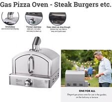 HERCULES Fully Stainless Steel Gas Pizza Oven / Steak Grill BBQ Outdoor/Indoor 