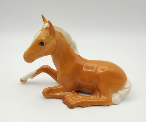 Beswick horse foal palomino - horse,