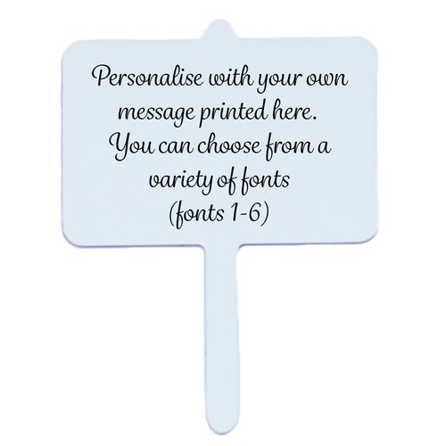 Personalised metal plant - personalised,
