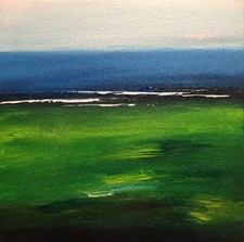 Original Painting Contemporary Abstract Original Gallagher Collectible Field...