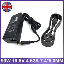 For Dell 90W 90 Watt AC Adapter Power Supply Charger PA-10 NEW + UK Cord Cable