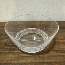 Lalique Bowl Leaf Design Hand